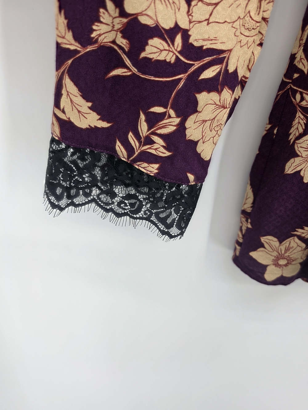 FREE PEOPLE Odette Floral Long Sleeve Tunic Mino Dress New Large - Picture 5 of 11